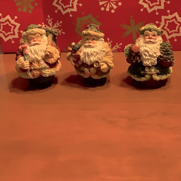 Set of 3 Jolly Old St. Nicks - Picture 1 of 7